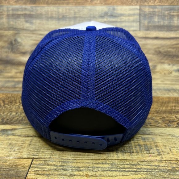 Hoosier Racing Tire Mens Trucker Hat Blue Snapback Motorsport Drag Baseball Cap - Picture 5 of 8